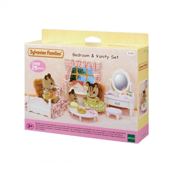 5285 Sylvanian Families, Yatak Odası ve Makyaj Masası Seti, +3 yaş - 1