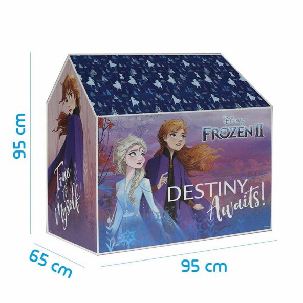 Frozen Karlar Ülkesi Lisanslı Oyun Çadırı 95x95x65 - 2