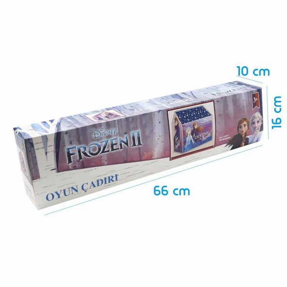 Frozen Karlar Ülkesi Lisanslı Oyun Çadırı 95x95x65 - 4