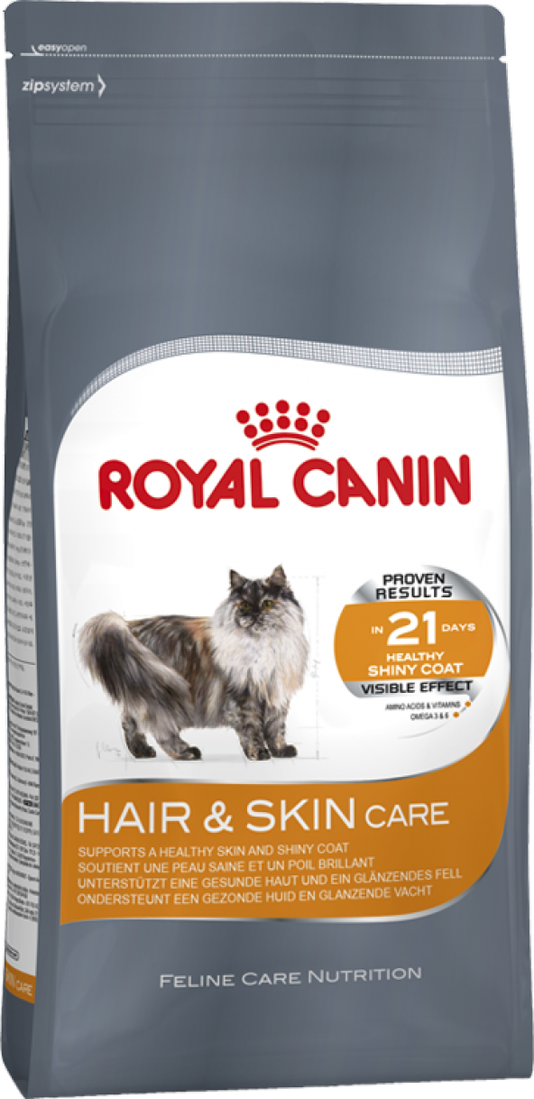 Royal Canin Hair & Skin Hassas Tüylü Kediler Için Mama 4 Kg