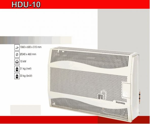 dorello HDU 10 -10 kW Duvar Tipi Hermetik Doğalgaz Sobası, Duvara Montaj Edilir, Ayaksız, Dekoratif - 3