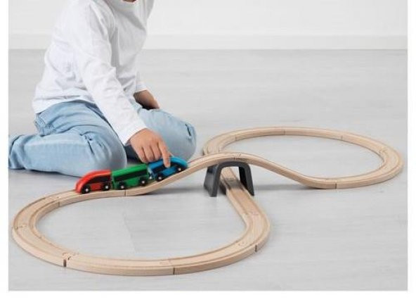 Tren Seti 20 Parça Meridyendukkan Çok Renkli - 4