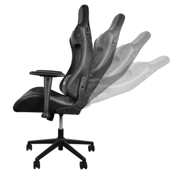 GAMDIAS APHRODITE EF1 Ergonomik Tasarım ,  Ayarlanabilir 2D Kolçak ve Sırt Dayama , Çelik Taban , Oyuncu Koltuğu (Siyah) - 3