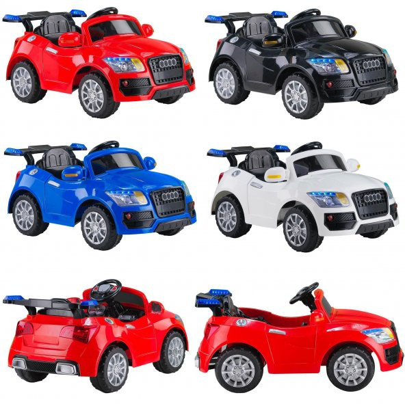 mavi akülü E-DRİVE-5 AKÜLÜ ARABA 12V akülü araba mavi model audi akülü - 2