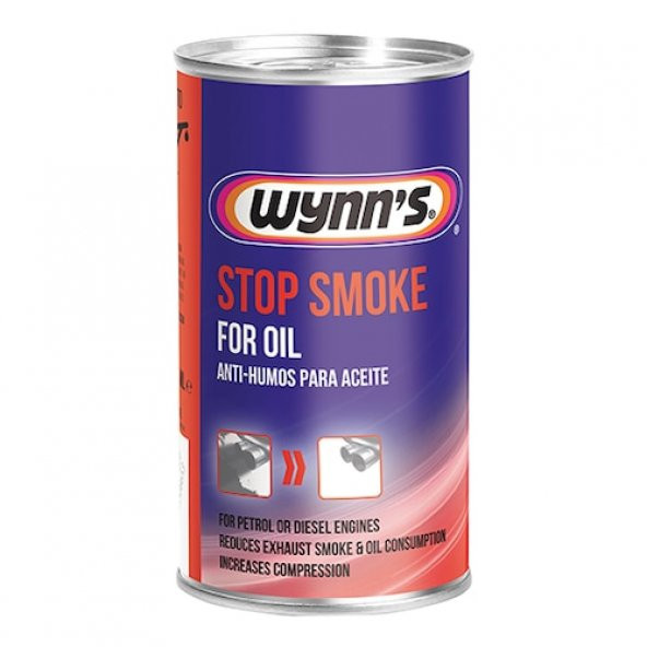 DUMAN KESİCİ  TNK 325ML Wynn s Duman Kesici  yağın yanmasından oluşan egzoz dumanını azaltmak üzere