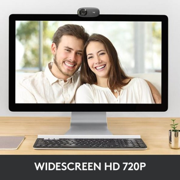 LOGITECH C310 HD WEBCAM SİYAH 960-001065 - 2