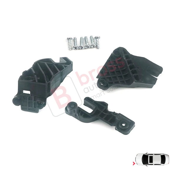 Audi A6 C7 4G Avant Sedan A6L Allroad Quattro S6 4G0998121A İçin Sol Ön Far Ayak Tamir Seti - Resim 5
