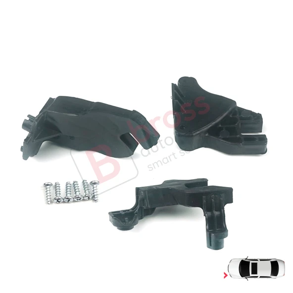 Audi A6 C7 4G Avant Sedan A6L Allroad Quattro S6 4G0998121A İçin Sol Ön Far Ayak Tamir Seti - Resim 3