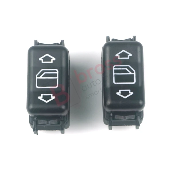 Mercedes E W124 W126 W201 W463 İçin Sağ Sol Kapı Cam Açma Düğme Seti 1248204610 1248204510