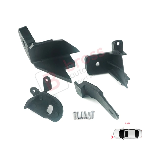 Renault Symbol MK3 Makyajlı Kasa 2017-On 260609154R İçin Sol Ön Far Ayak Tamir Seti - Resim 4