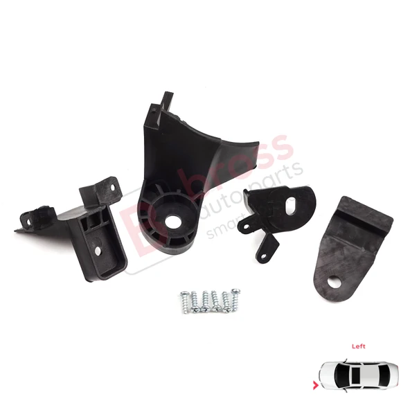 Renault Symbol MK3 Makyajlı Kasa 2017-On 260609154R İçin Sol Ön Far Ayak Tamir Seti ürün görseli 1