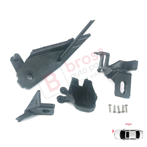 Renault Megane BFB K9A B9A MK4 2016-On 260100506R İçin Sağ Ön Far Ayak Tamir Seti - Resim 4