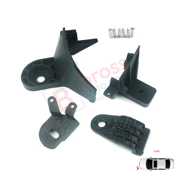 Renault Symbol MK3 Makyajlı Kasa 2017-On 260609154R İçin Sol Ön Far Ayak Tamir Seti - Resim 2