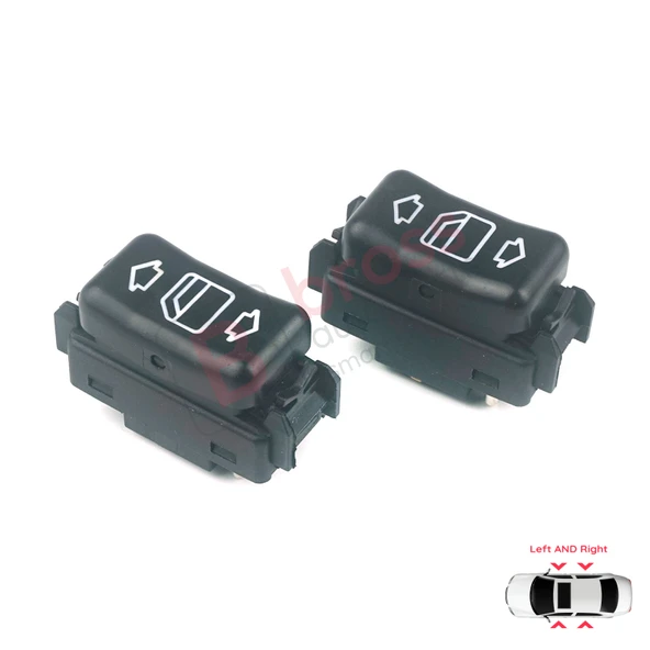 Mercedes W124 A124 C124 S124 W126 C126 W463 W201 190 A1248204610 İçin Sağ Sol Kapı Cam Açma Düğmesi - Resim 3