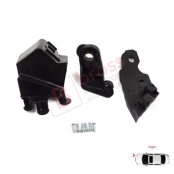 Fiat Doblo MK2 263 Makyajlı Kasa 2015-2022 51974243 İçin Sağ Ön Far Ayak Tamir Seti ürün görseli 1