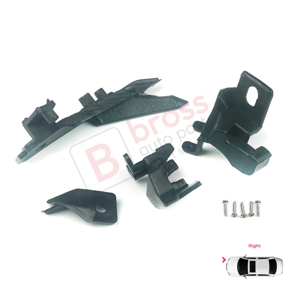 Renault Megane BFB K9A B9A MK4 2016-On 260100506R İçin Sağ Ön Far Ayak Tamir Seti - Resim 3