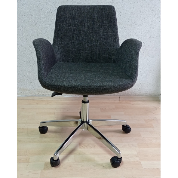 Personel Koltuğu Çalışma Sandalyesi Döküm Süngerli - Resim 4