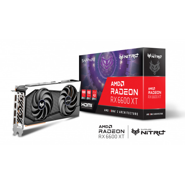 Sapphire NITRO+ Radeon RX6600XT 8GB 128Bit GDDR6 RX6600XT Ekran Kartı (11309-01-20G)