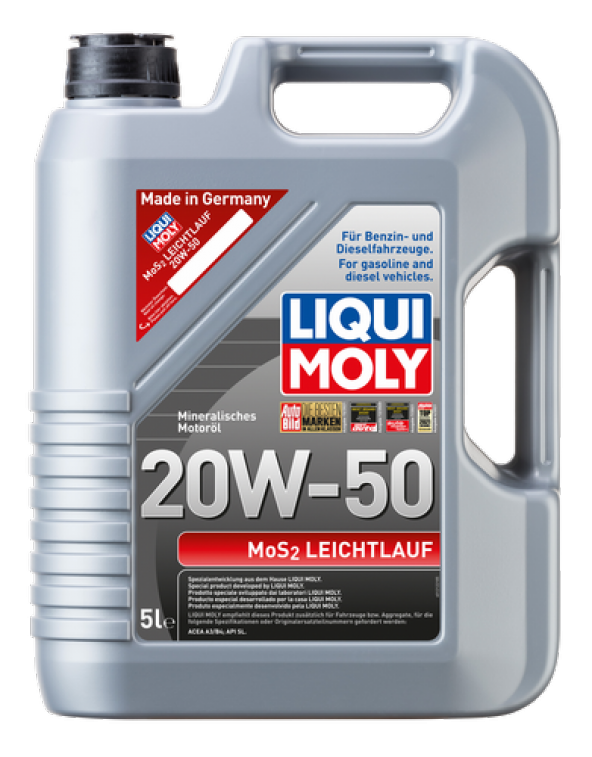 Liqui Moly MoS2 Leichtlauf 20W-50 Motor Yağı 5 Litre