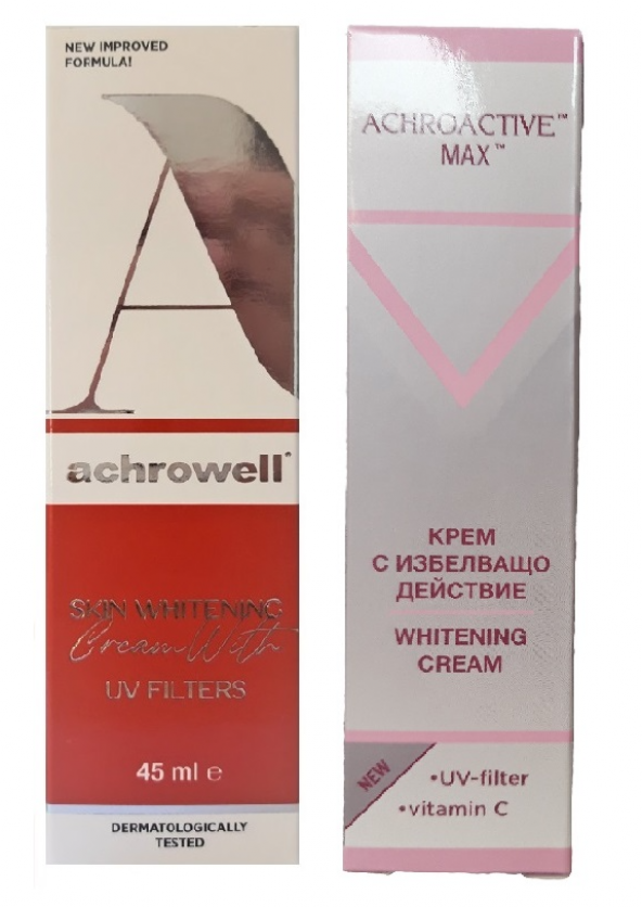 Achrowell 45 ml Achroactive Max 45 ml UV Fitreli Beyazlatıcı Leke