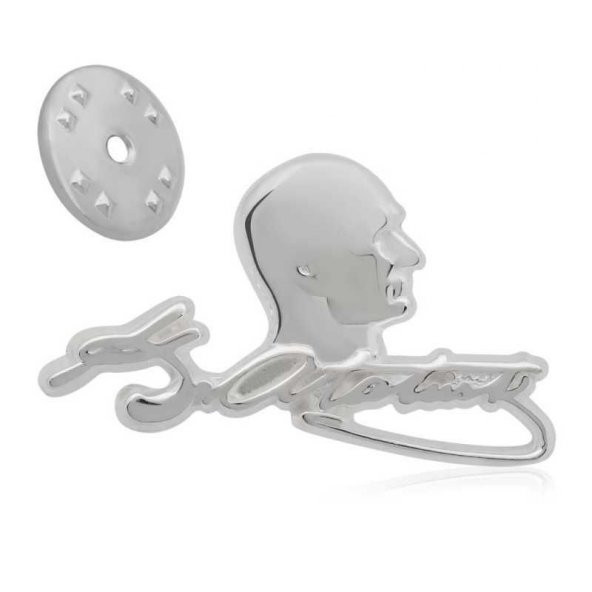 Gümüş Kemal Atatürk İmzalı Rozet - 5