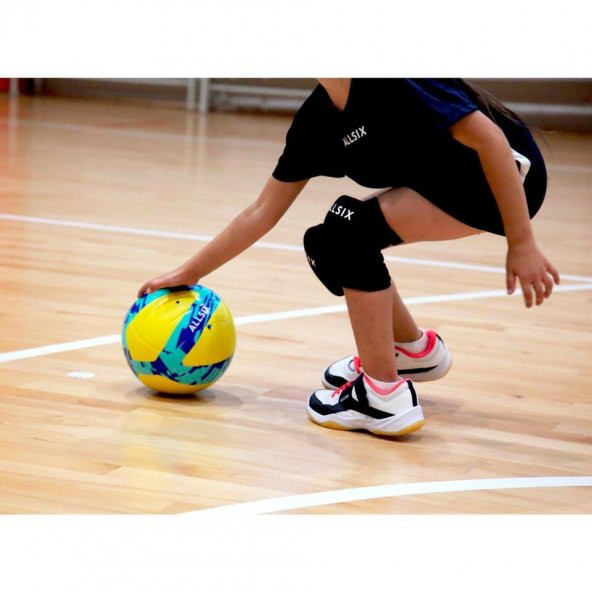 Allsix V100 Yeşil-Sarı Voleybol Topu Öğretici 260-280 Gr YENİ SERİ - 3