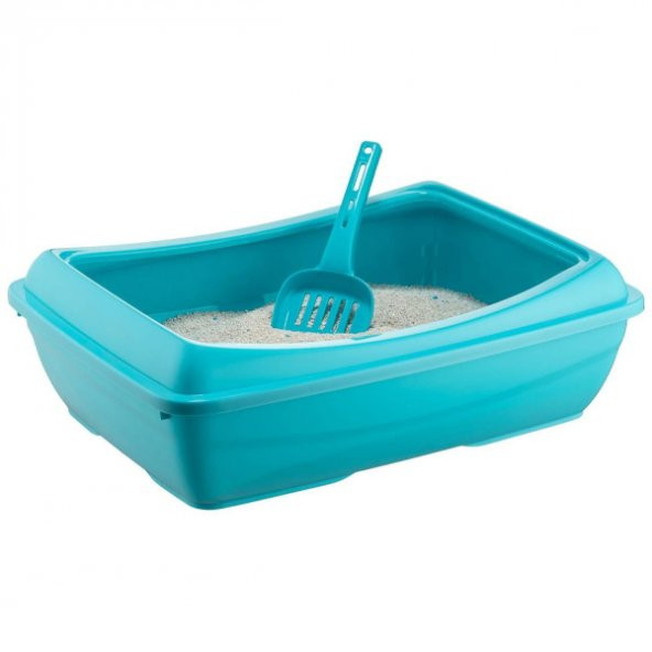 Mikopet Büyük Kedi Tuvaleti Mavi