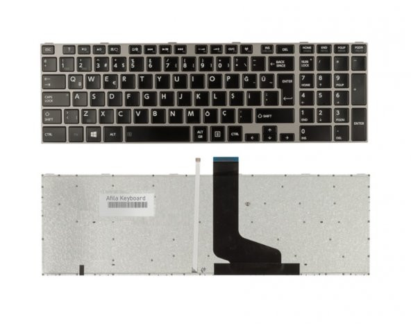 Toshiba Satellite P855 L850 P855-33N Klavye Siyah TR / ışıklı