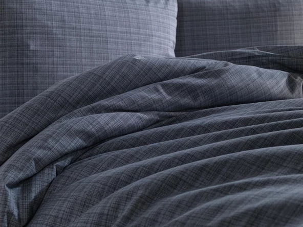 Çeyiz Diyarı Brush 3 Parça Çift Kişilik Nevresim Seti - 11