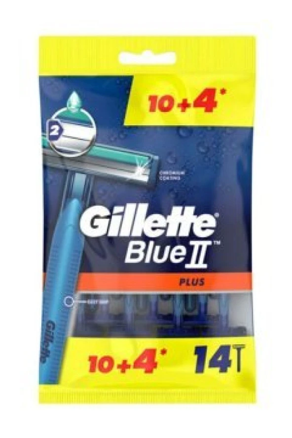 Gillette Blue2 Plus 2 Bıçak 14 Adet