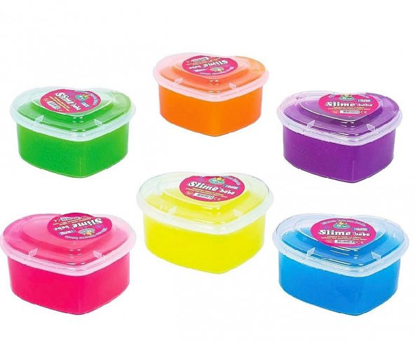 Oyun Jeli 6 Adet- Slime 180 gr Fosforlu Renkler CE Belgeli STOKTAN AYNI GÜN ÜCRETSİZ KARGO