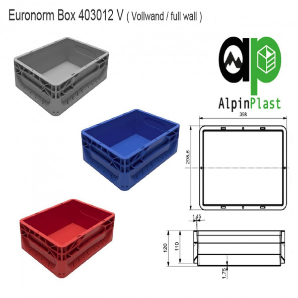40x30x12 cm Plastik Kasa Şeffaf - 2