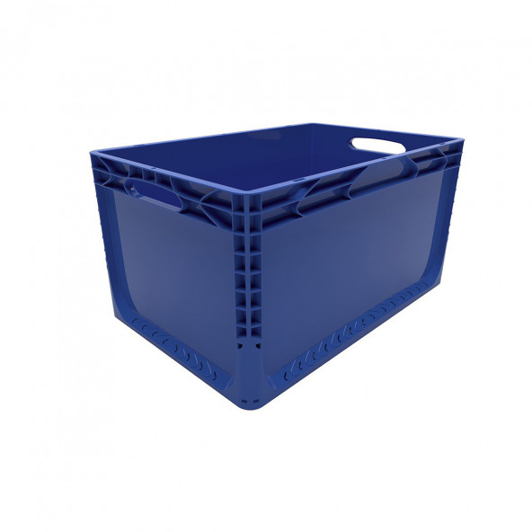 60x40x32 cm Plastik Kasa Mavi - 1