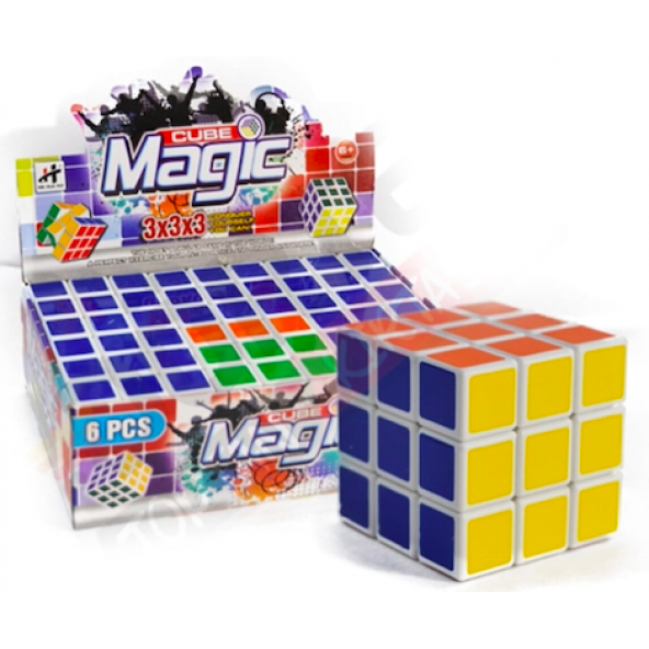Rubik Küp Eğitici Zeka Küpü Küp Oyunu 6 Cm 3X3 - Resim 3