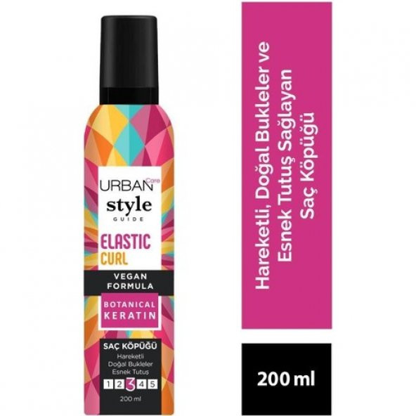 Urban Care U.c. Style G.köpük Elastıc Curl Esnek Tutuş3  200 Ml
