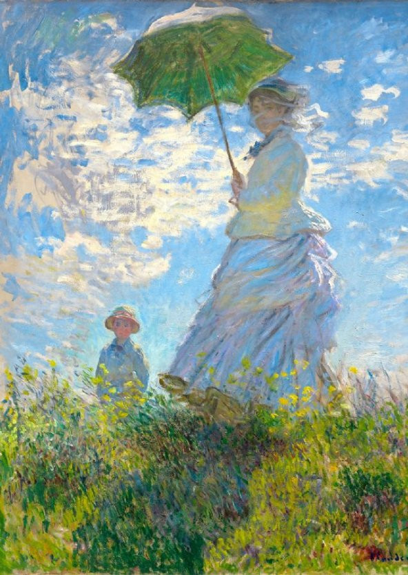 Enjoy 1000 Parça Gezinti (Woman with a Parasol (Madame Monet and Her Son) Puzzle - 2