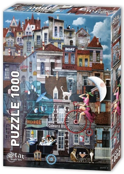 Star Puzzle 1000 Parça Şehir Halleri Puzzle - Resim 2