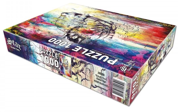 Star Puzzle 1000 Parça Kelebek Düşü Puzzle - Resim 3