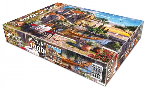 Star Puzzle 1000 Parça Terastan Venedik Puzzle - Resim 3