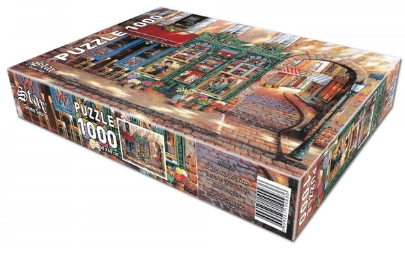 Star Puzzle 1000 Parça Palais des Fleurs Cafe Puzzle - Resim 3