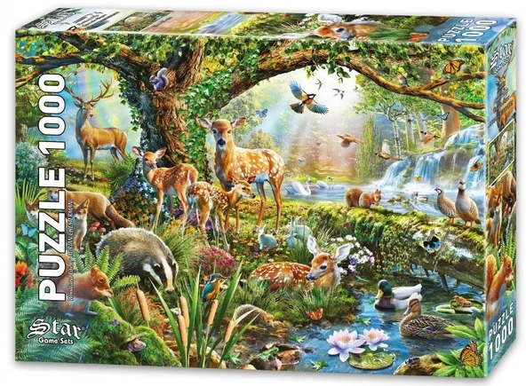 Star Puzzle 1000 Parça Ormanda Yaşam Puzzle - Resim 2