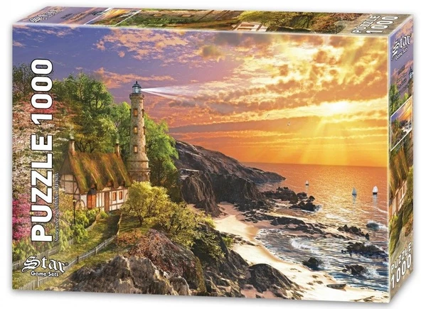 Star Puzzle 1000 Parça Taş Kulube Puzzle - Resim 2