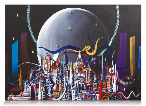 Star Puzzle 1000 Parça Ay Şehri Puzzle