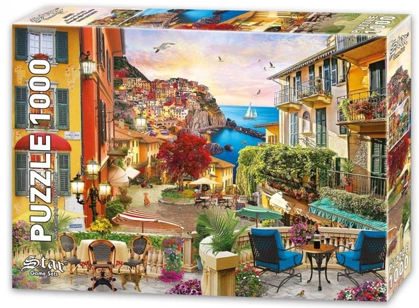 Star Puzzle 1000 Parça İtalya'da Gün Batarken Puzzle - 2