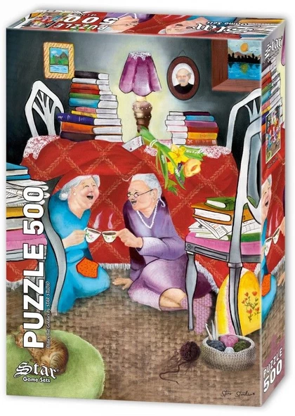 Star Puzzle 500 Parça Altın Kızlar Puzzle - 2