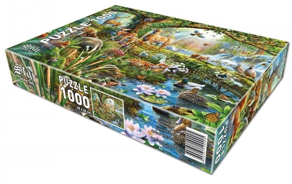 Star Puzzle 1000 Parça Ormanda Yaşam Puzzle - Resim 3