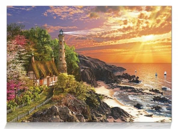 Star Puzzle 1000 Parça Taş Kulube Puzzle ürün görseli