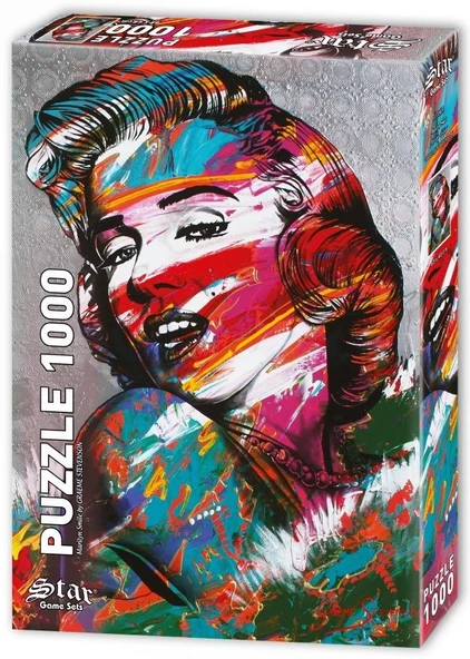 Star Puzzle 1000 Parça Marilyn Gülüşü Puzzle - Resim 2