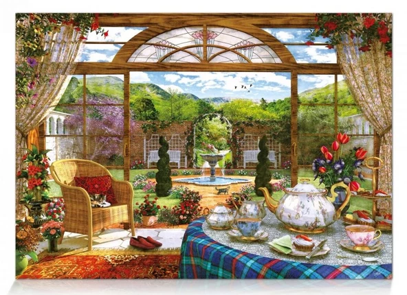 Star Puzzle 1000 Parça Kış Bahçesi Puzzle