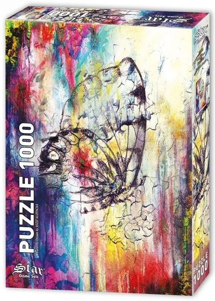 Star Puzzle 1000 Parça Kelebek Düşü Puzzle - Resim 2